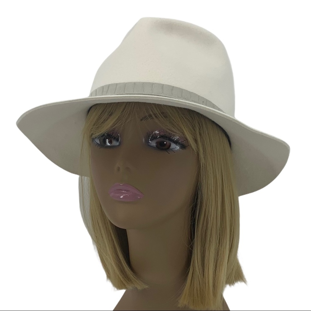 rag & bone Floppy Brim Fedora White/Grey M NWT